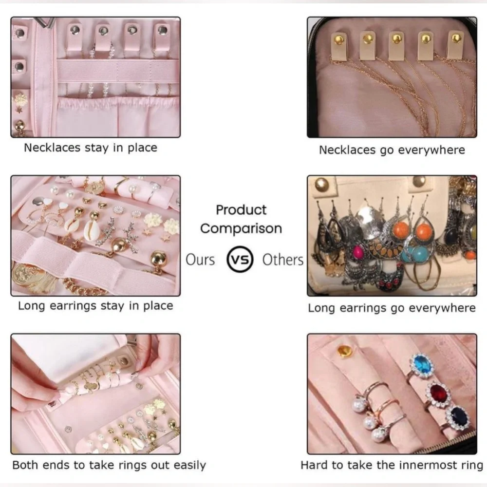 BAGSMART Travel Jewelry Organizer - Picture 3 of 7